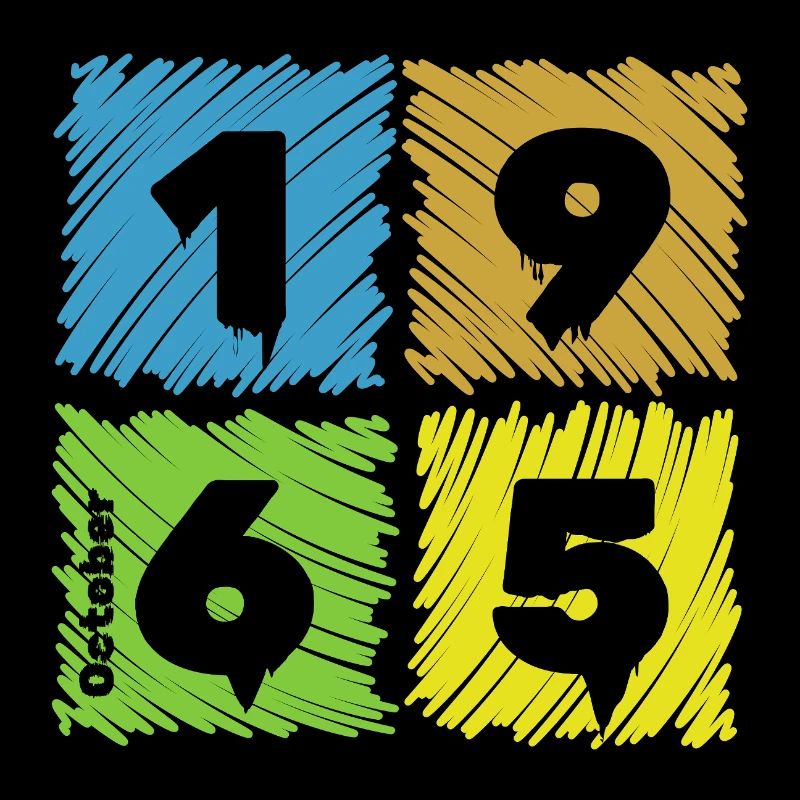 60th Birthday Colored Patches since 10/1965