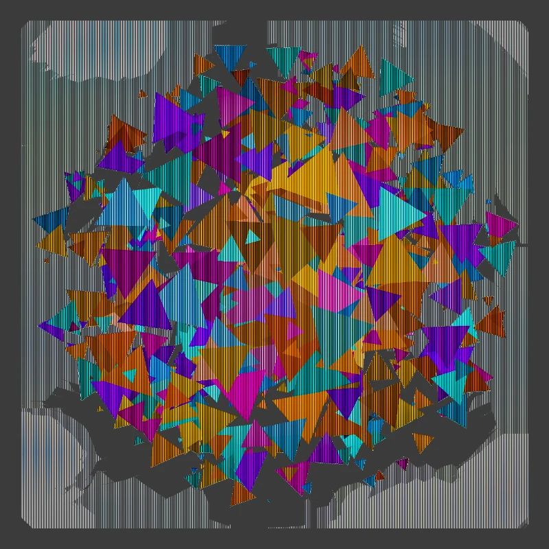 Triangle géométrique Cercle