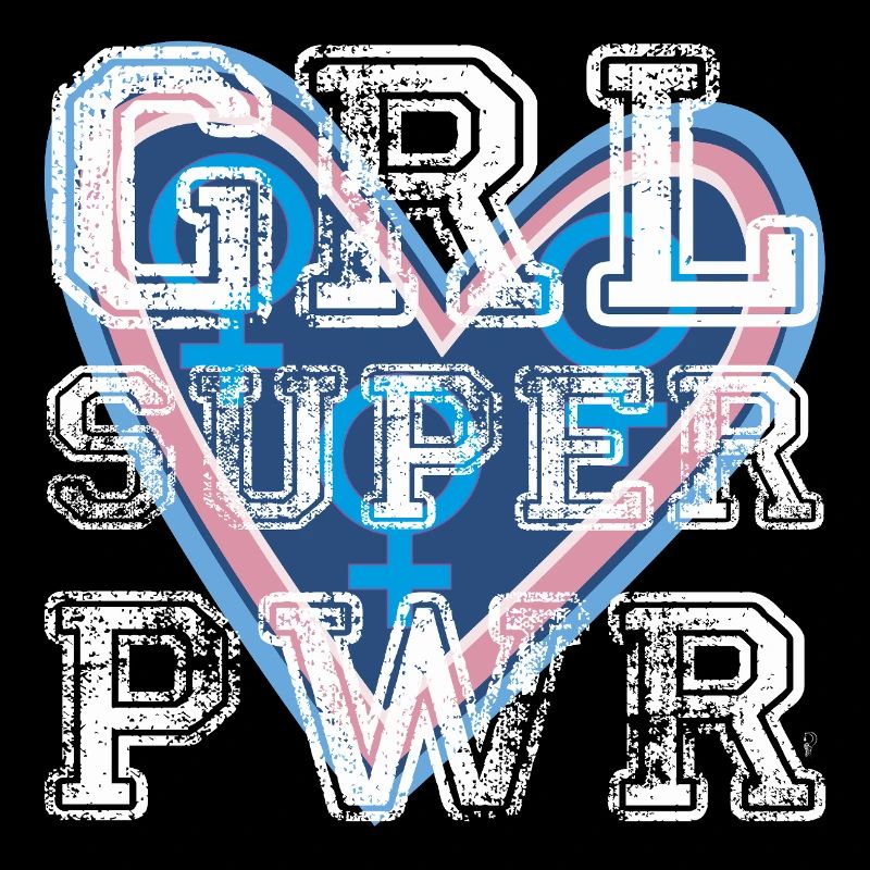 Power Girl Herz Regenbogen