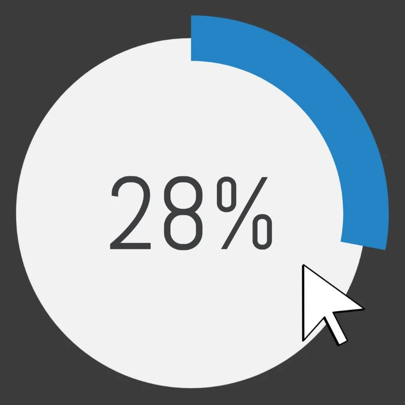 Blue Progress Ring IT Software PC Computer