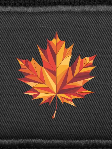 Herbstblatt - Cooles Low-Poly-Logo