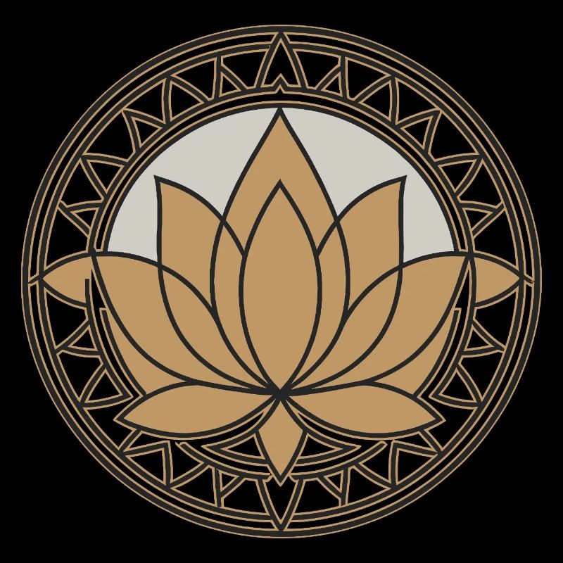 Golden Lotus Mandala