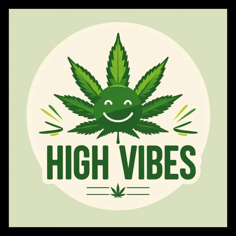 Joie verte à haute vibration