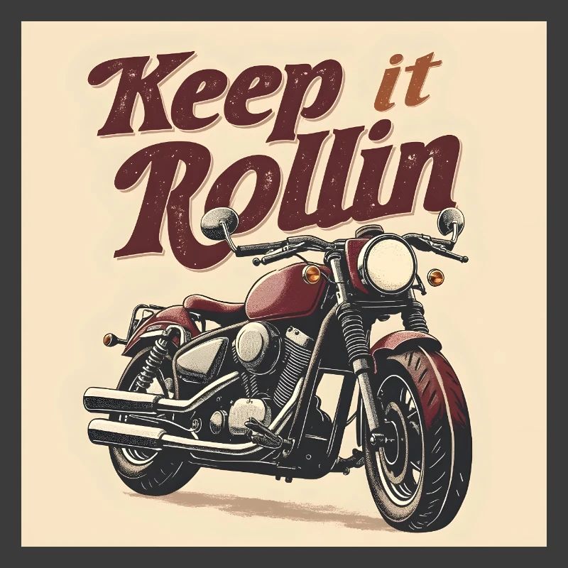 Keep it Rollin’ – Minimalist Typography