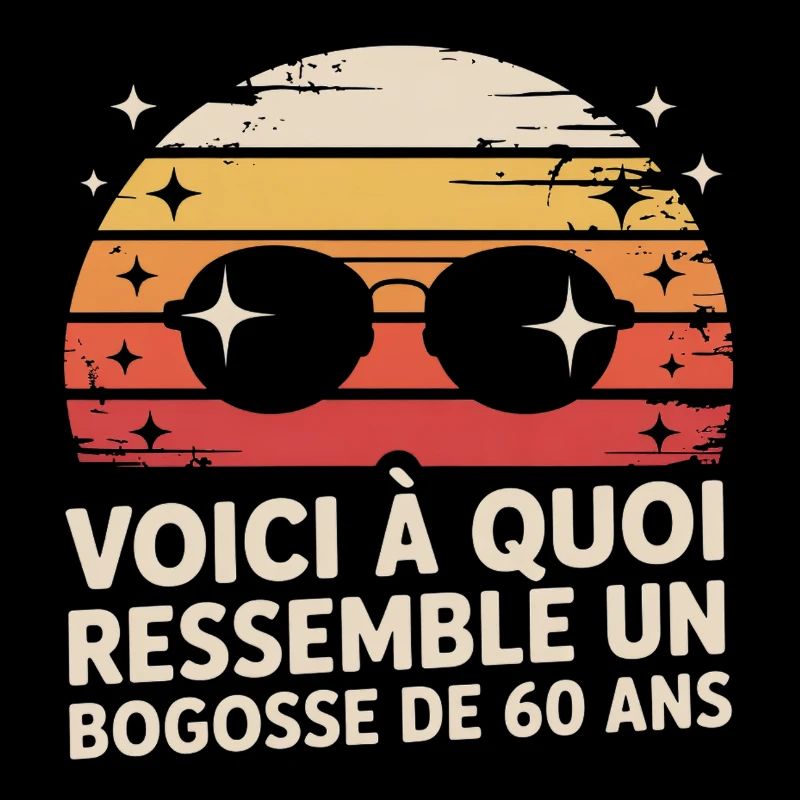 Lunettes Vintage 60 Ans Fun