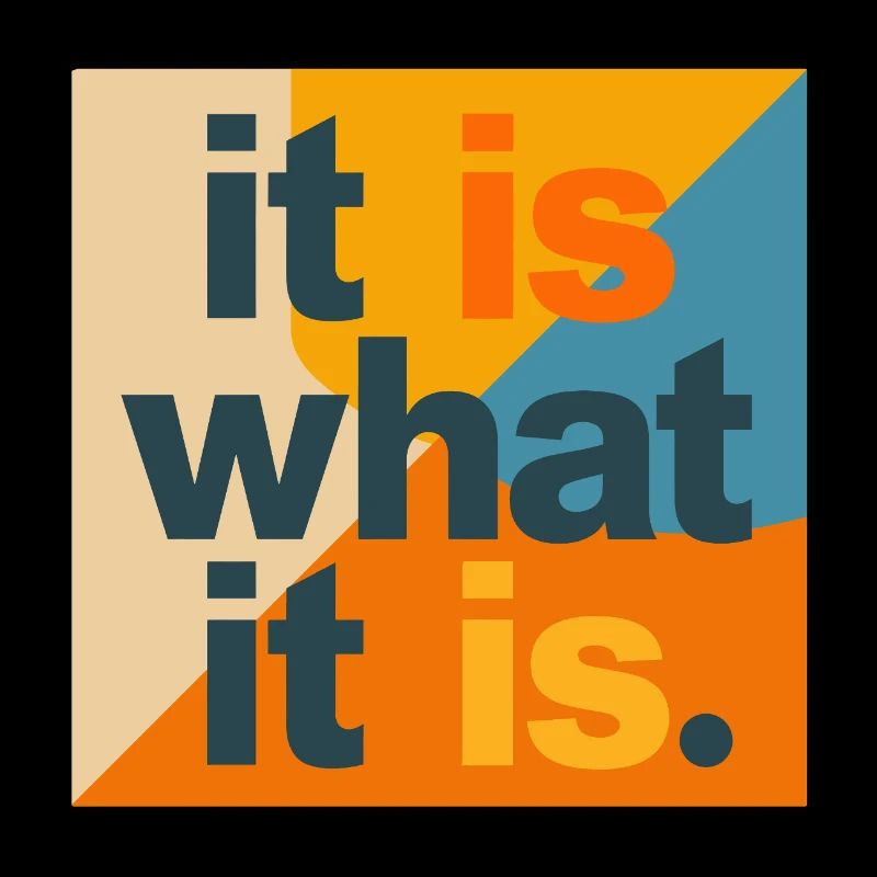 C’est ce que c’est – typo, collage, pop art