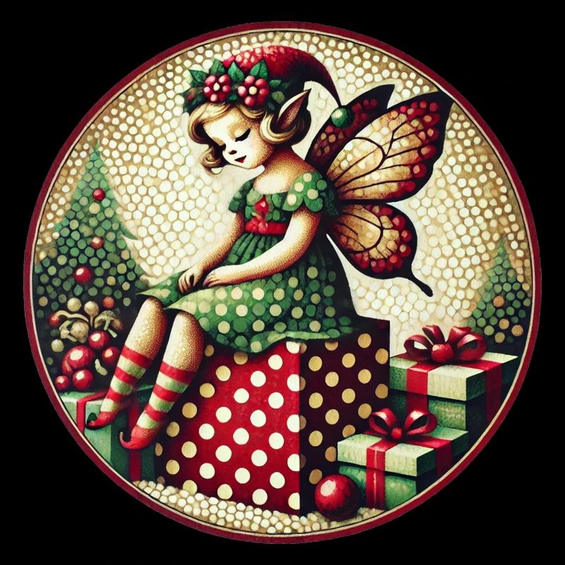 Fée à pois présente