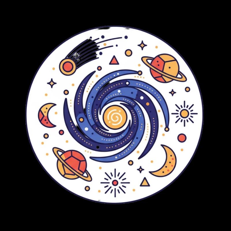 Cosmic Vortex Galaxy