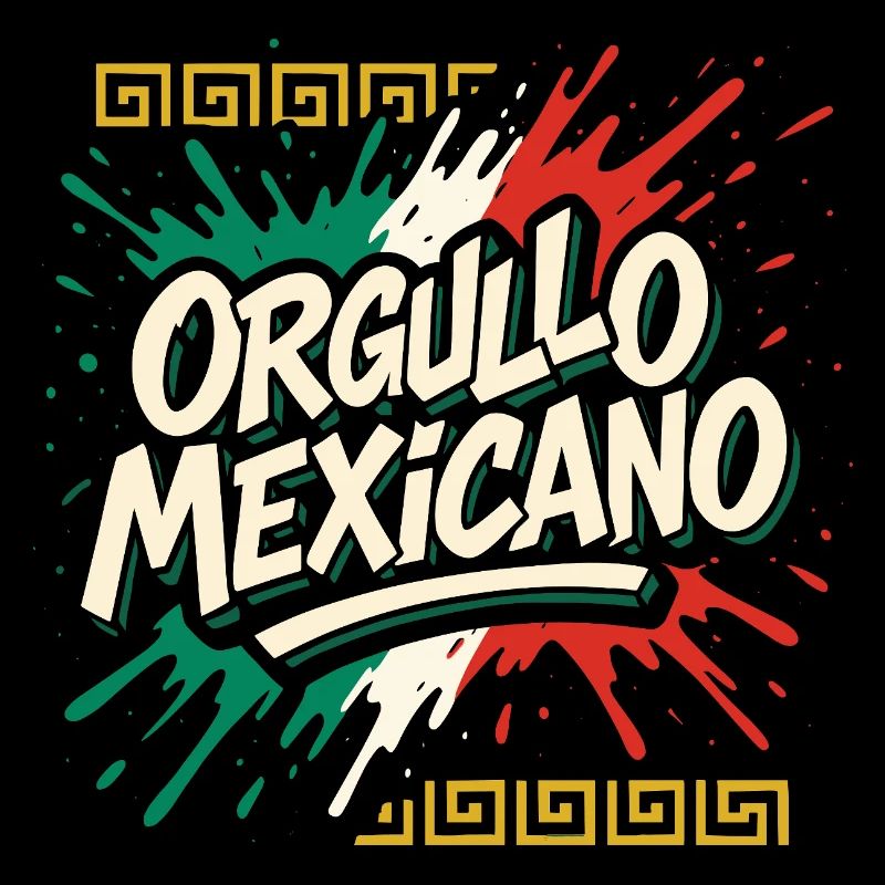 Orgullo Mexicano Mexique Drapeau Mexicain