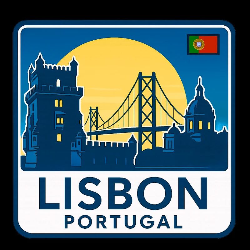 Lisbon Skyline at Sunset