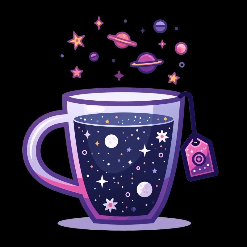 Universe Tea Galaxy in Tea Cup