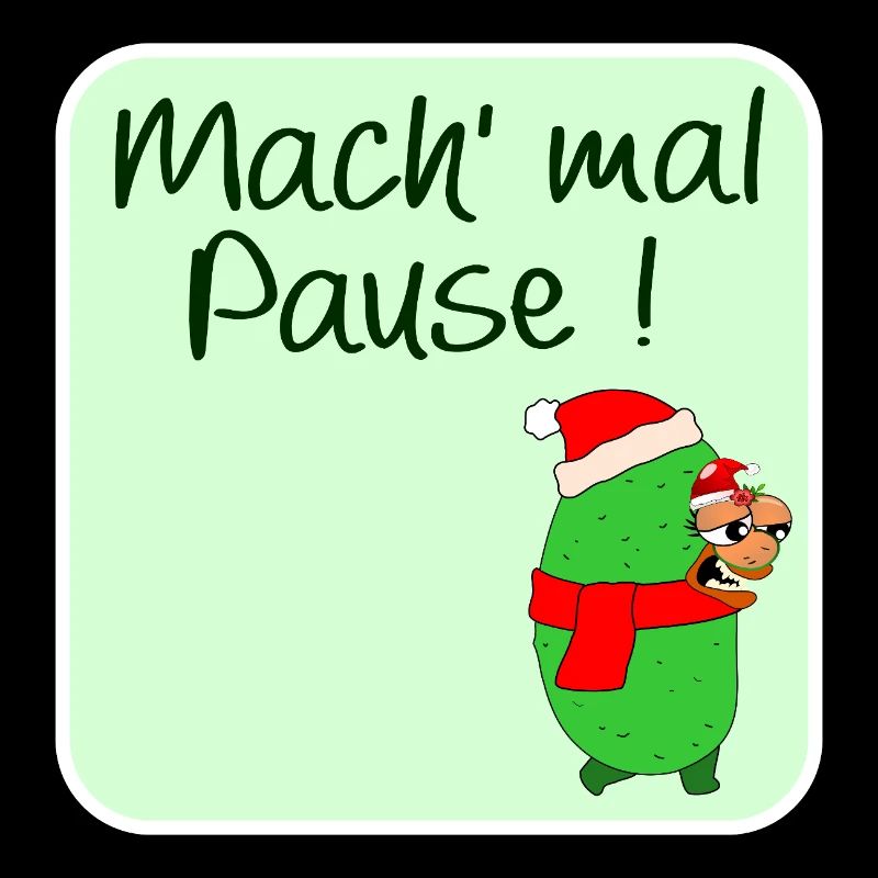 WEIHNACHTSPAUSE GEWÜRZGURKE WEIHNACHTSMANN