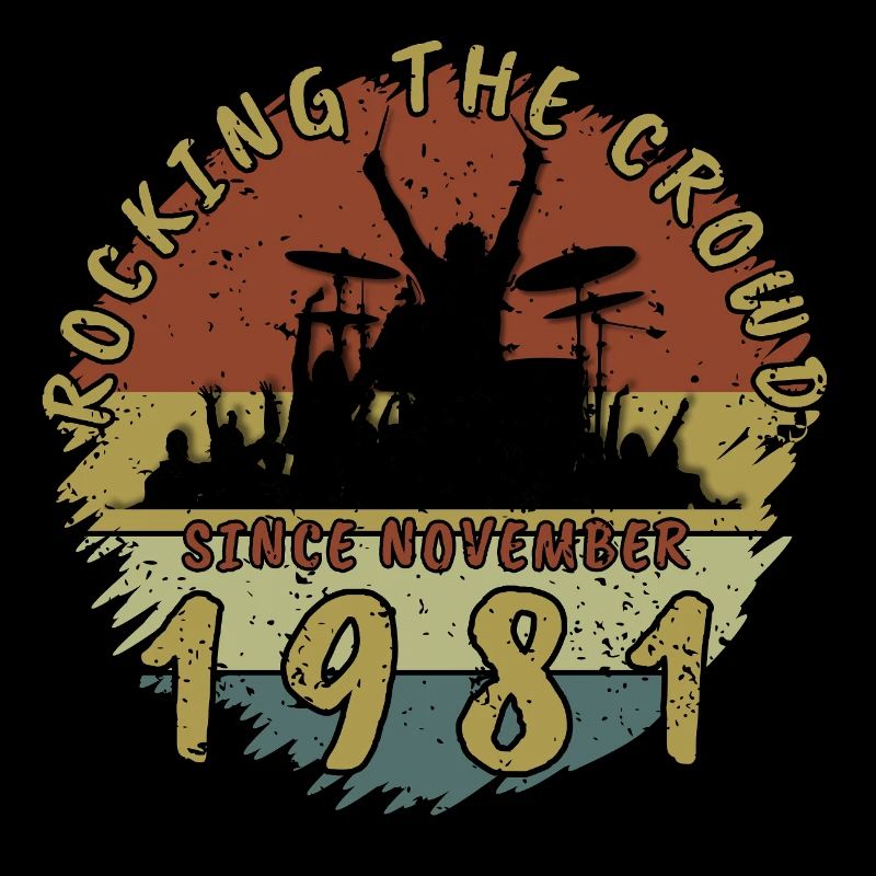 44th Birthday Rocking the crowd DRM 11/1981