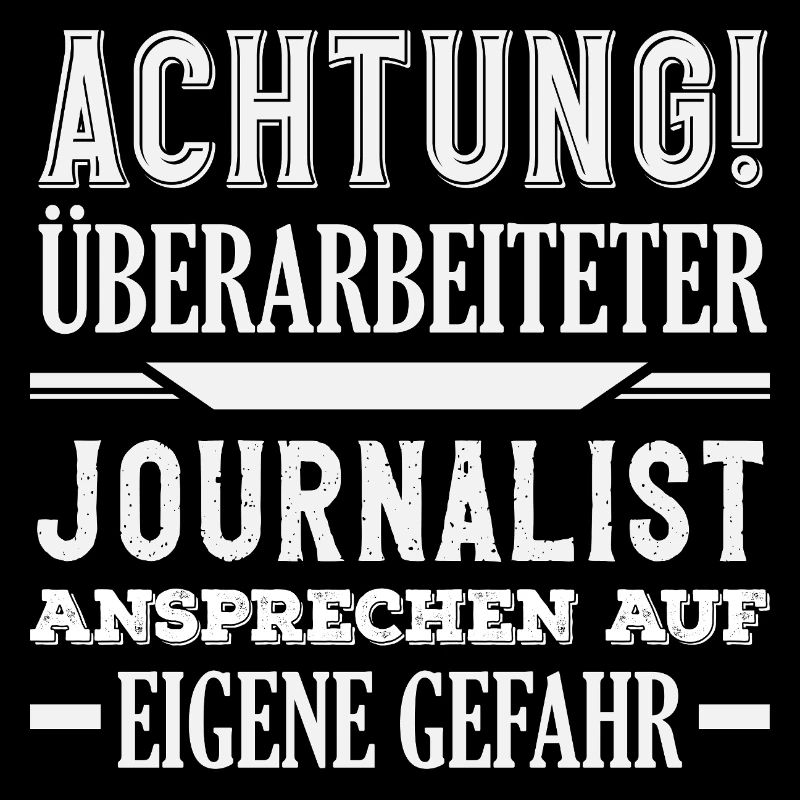 Attention : Reporter surmené, Journaliste