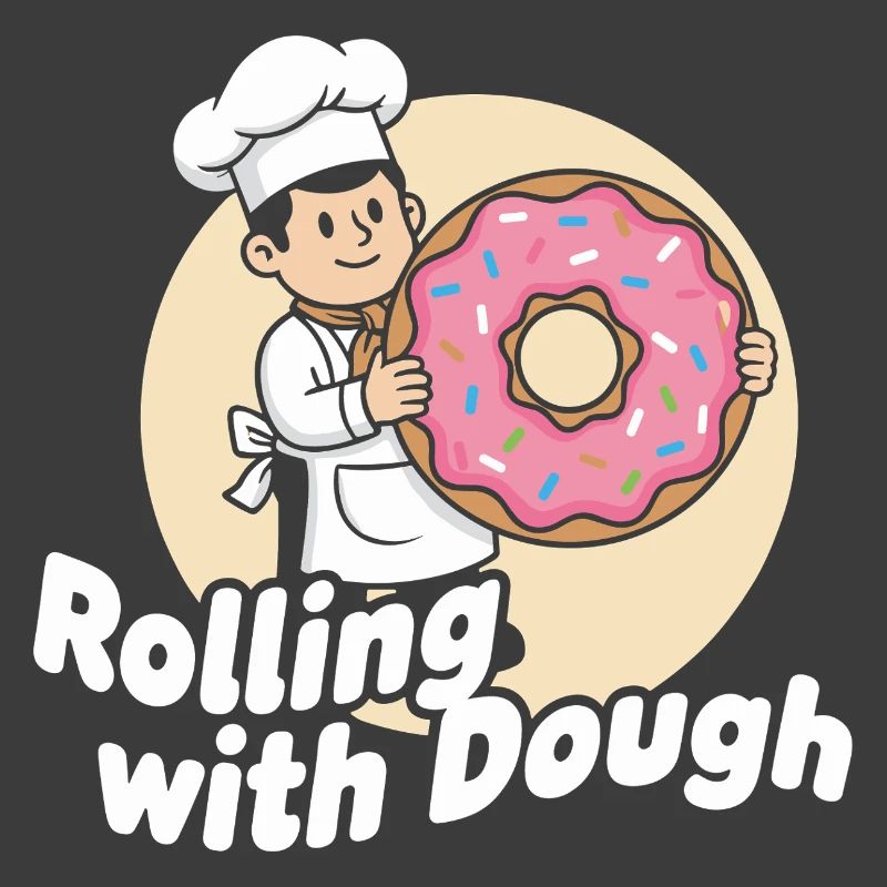 Donut Baker Cartoon