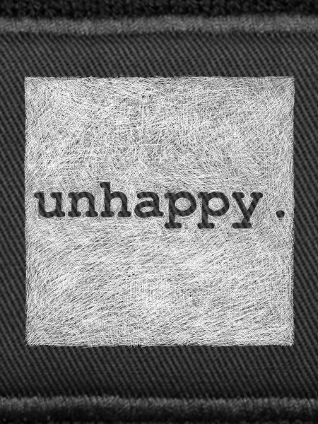 unhappy - White version
