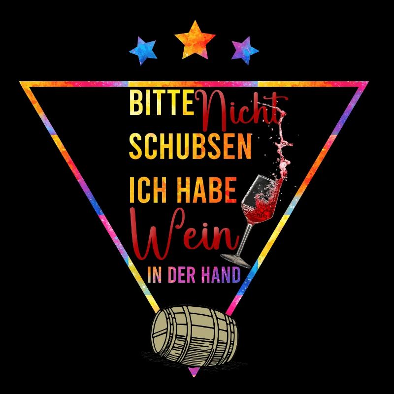 S’il vous plaît, ne poussez pas le vin dans la main