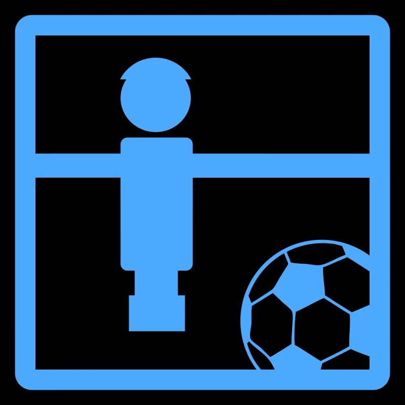 Kicker Symbol Fußball