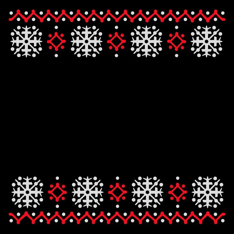 pull moche motif de Noël flocons de neige cool