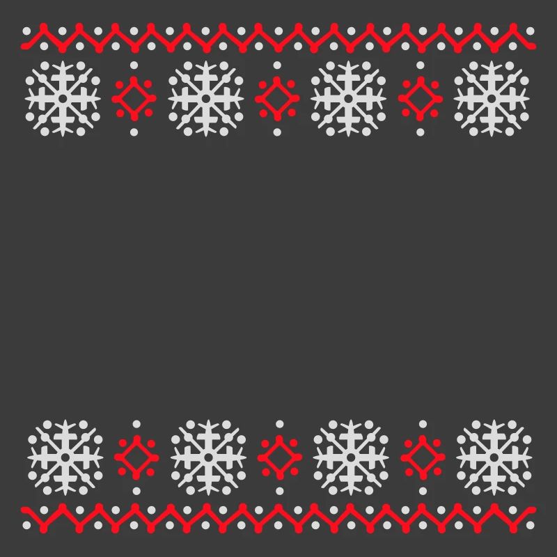 pull moche motif de Noël flocons de neige cool