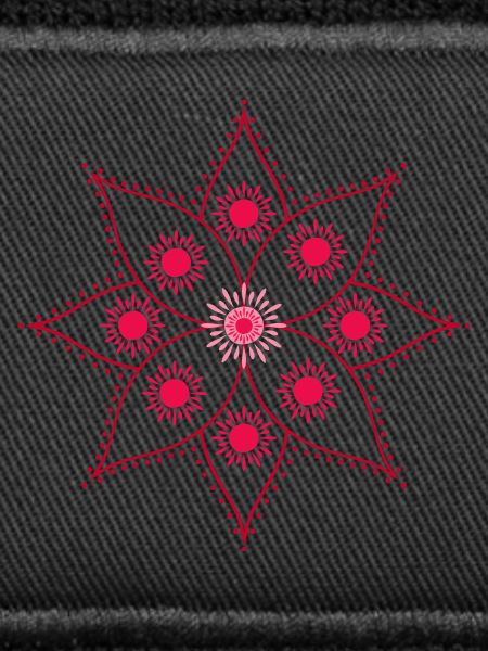 Mandala Rosette Intense Pink