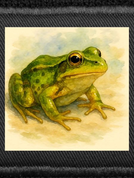 Aquarelle Grenouille Verte