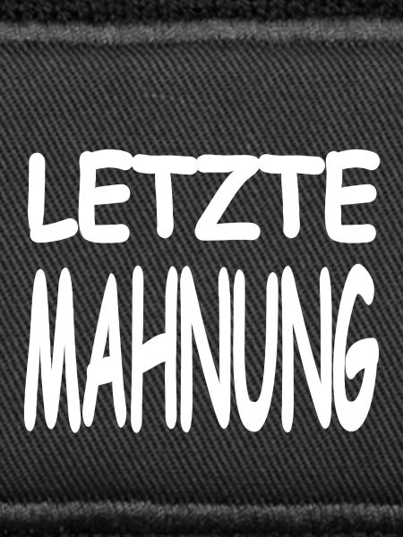 Mahnung