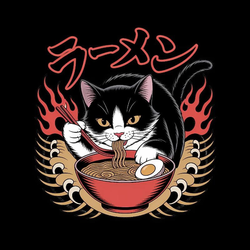 Ramen Katze - Food Lover Design