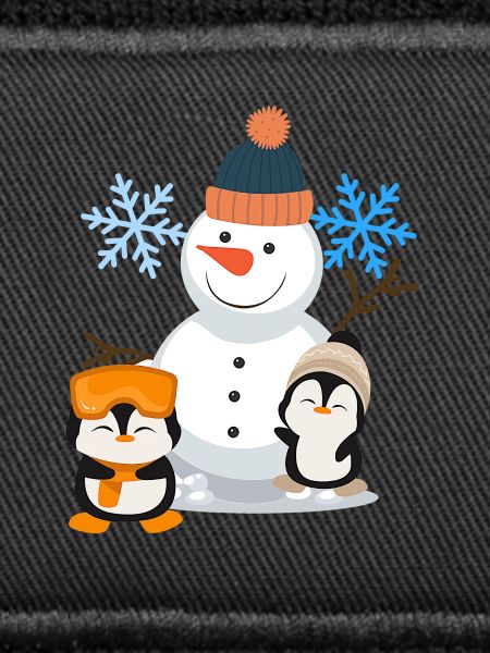 Winter Joy Snowman Penguins