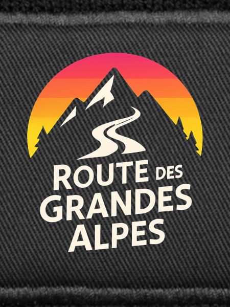 Alps Route Mountain Logo