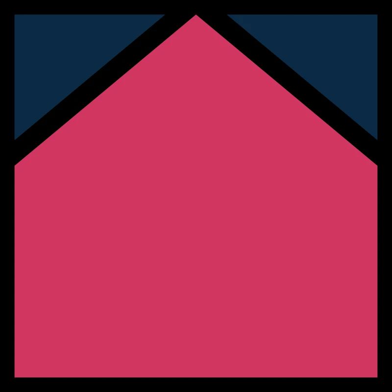 Logo Dachdecker, Maklerbüro oder Architekt