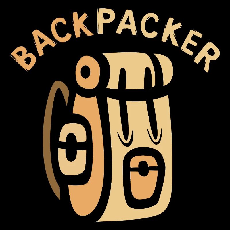 Backpacker Comic Rucksack Design