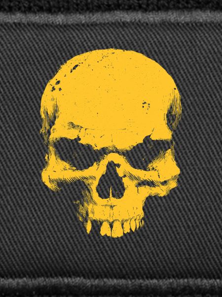 Yellow Skull Contrast