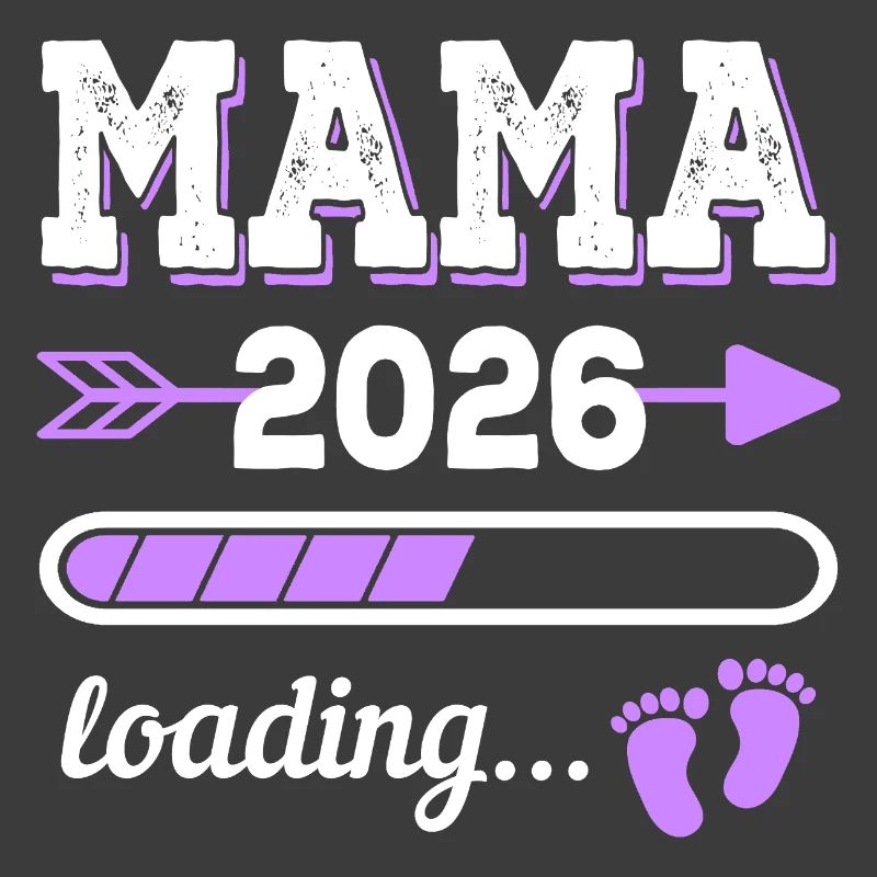 Mama 2026 Loading Schwangerschaft Geschenkidee