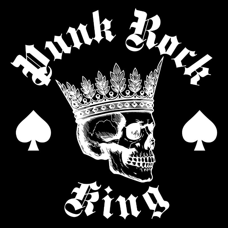 Conception du logo du roi du punk rock