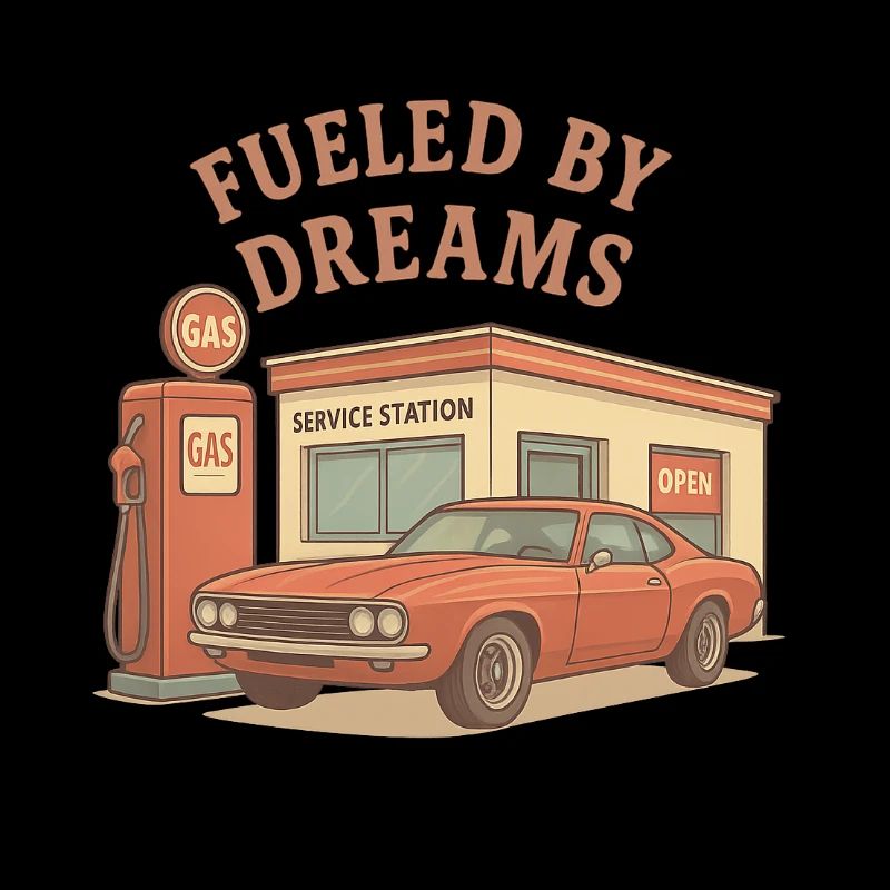 Getrieben von Träumen Retro Auto