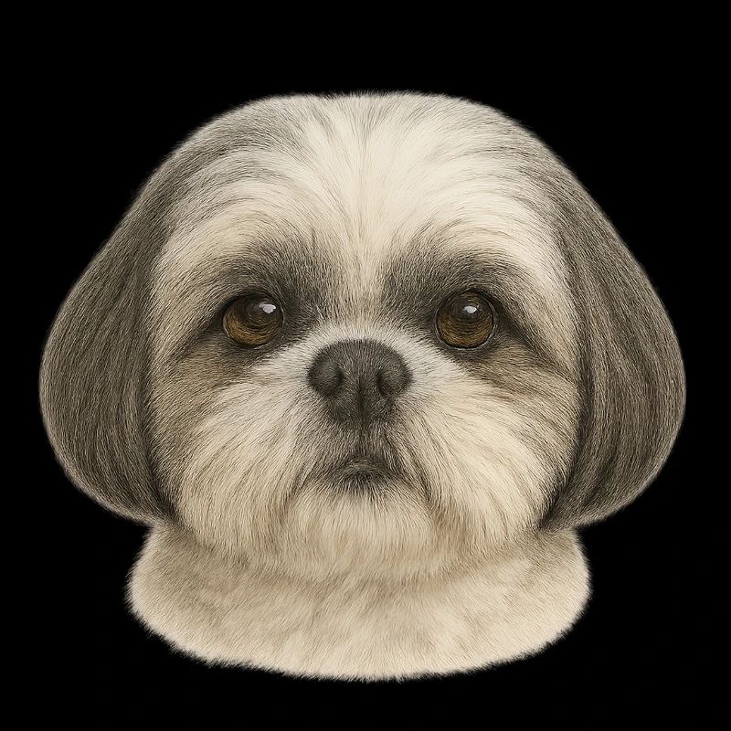 Portrait de Shih Tzu doux