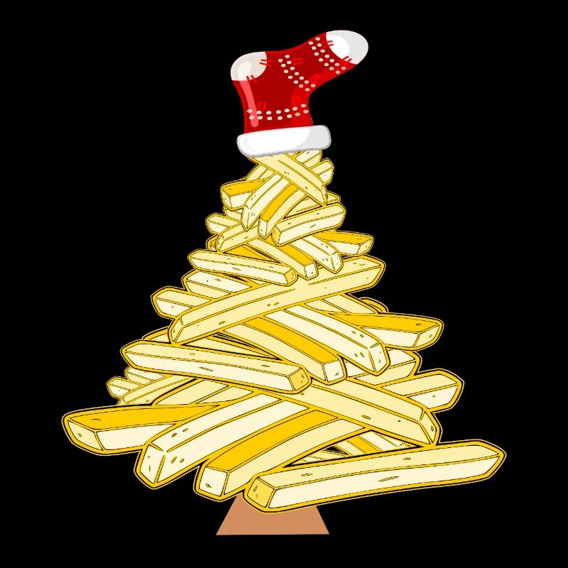 Frites sapin de Noël
