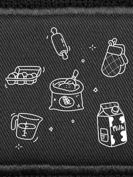 Kitchen Doodles White Lines