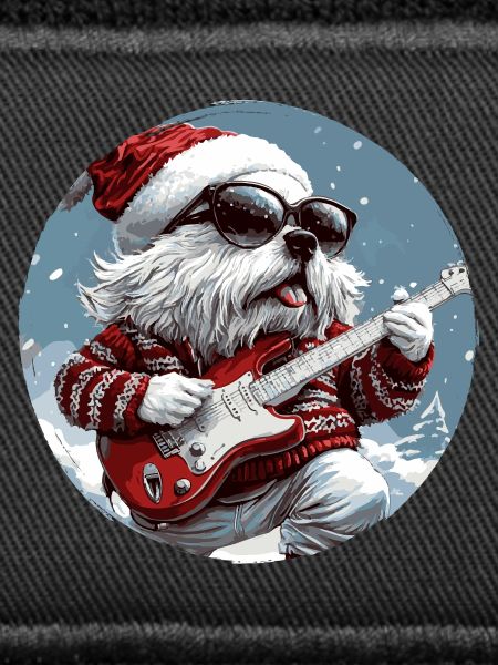 Kangal Dog Christmas Guitar