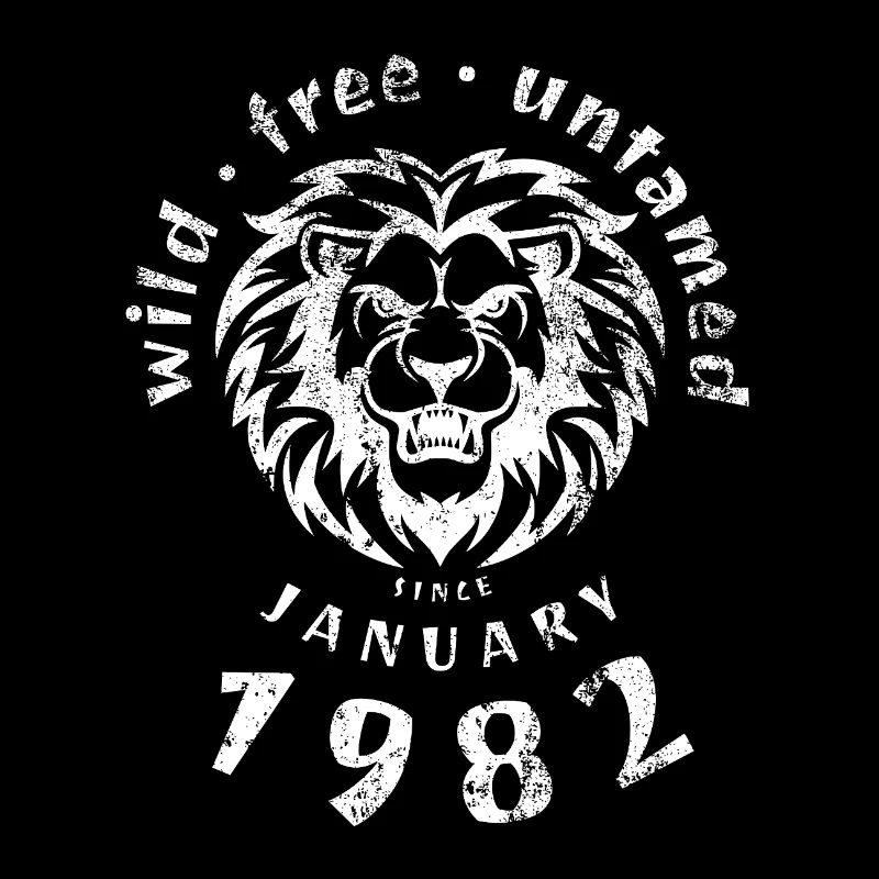 44. Geburtstag - Klassiker - Vintage since 01/1982