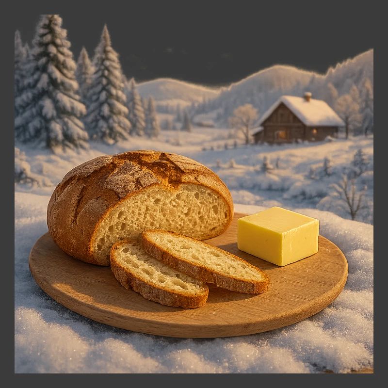 Rustikale Brotzeit