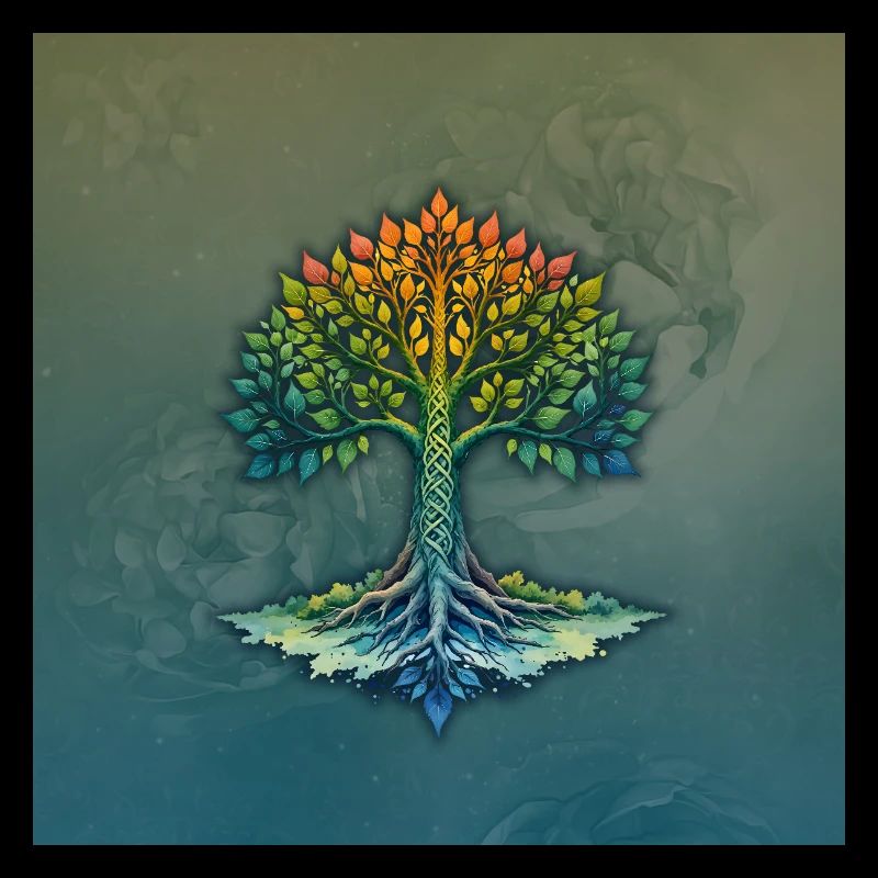 Geflochtener Regenbogenbaum