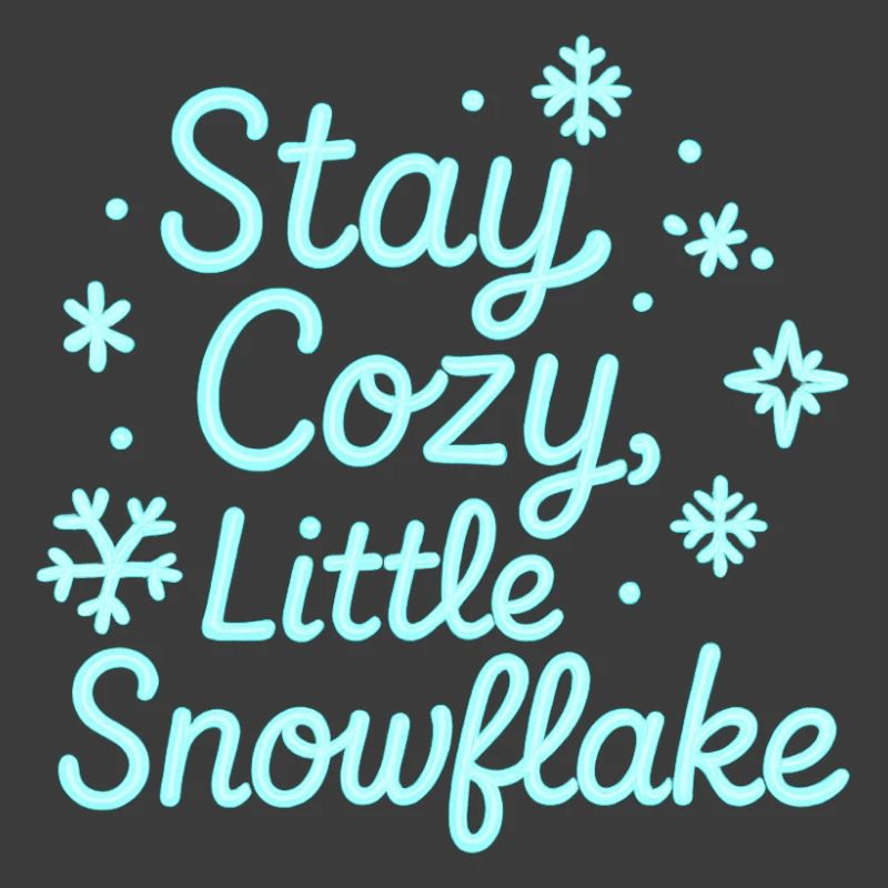 Reste Confortable Néon Script