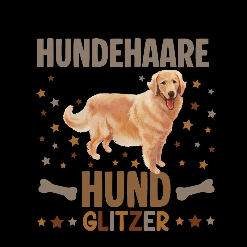Hunde Glitzer Spruch Welpe Hundehalter Geschenk