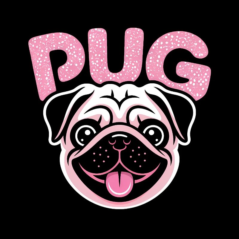 Pug - Cool Pet Logo
