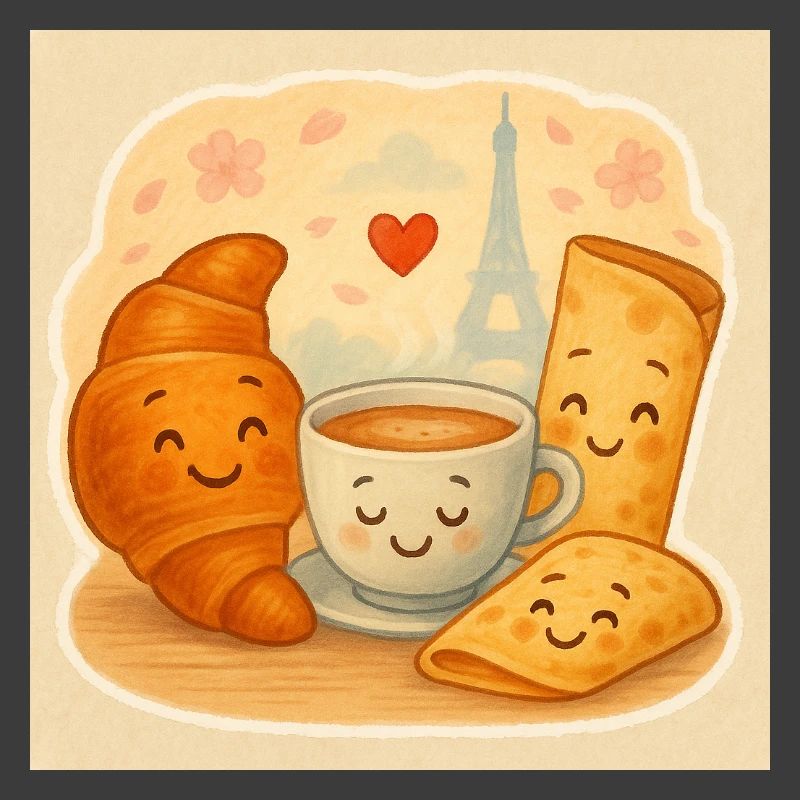 Paris Breakfast Cuddle