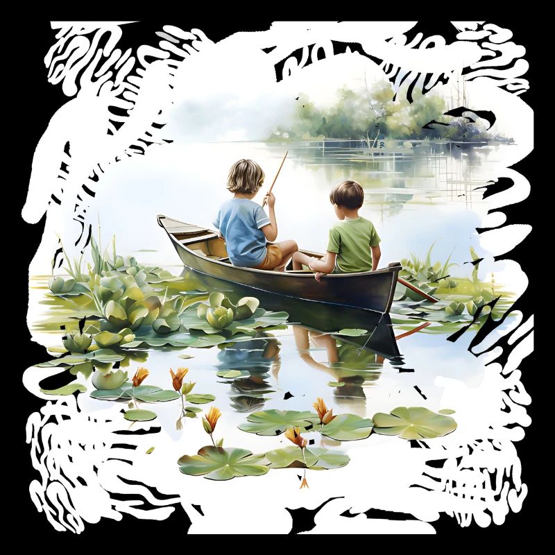 Souvenirs d’enfance Excursion en bateau à l’étang aux nénuphars