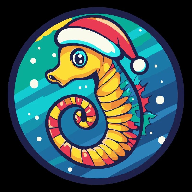 Weihnachts-Seepferdchen