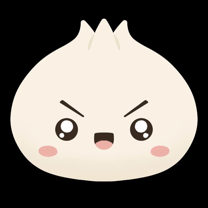 Mascotte mignonne de Grumpy Dumpling
